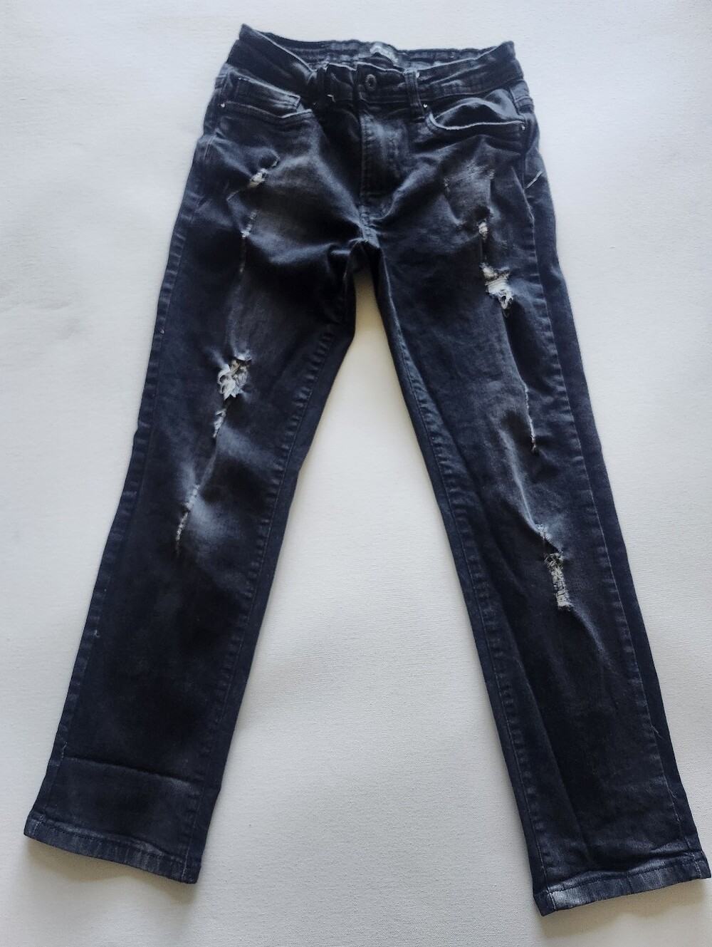 Women’s Distressed Black Jeans